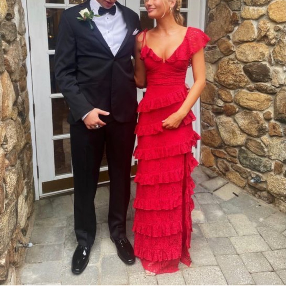 Red prom dress